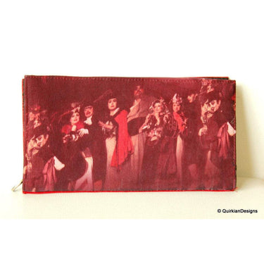 Maroon Clutch Purse Wedding Purse, Digital Print